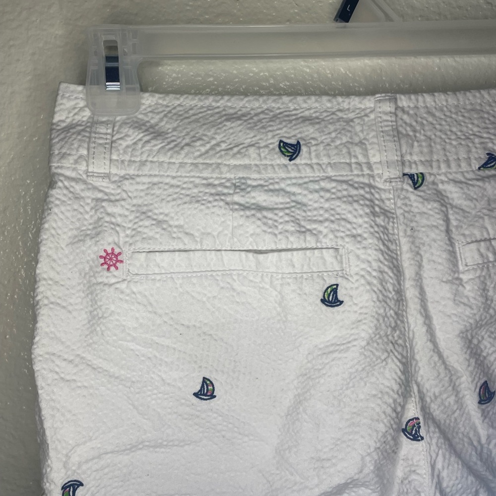 Lily Pulitzer/SIZE 2/ White Sailboat Shorts